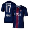 Jalkapallo Pelipaidat/Peliasut Paris Saint-Germain Vitinha 17 Kotipelipaita 2025-26